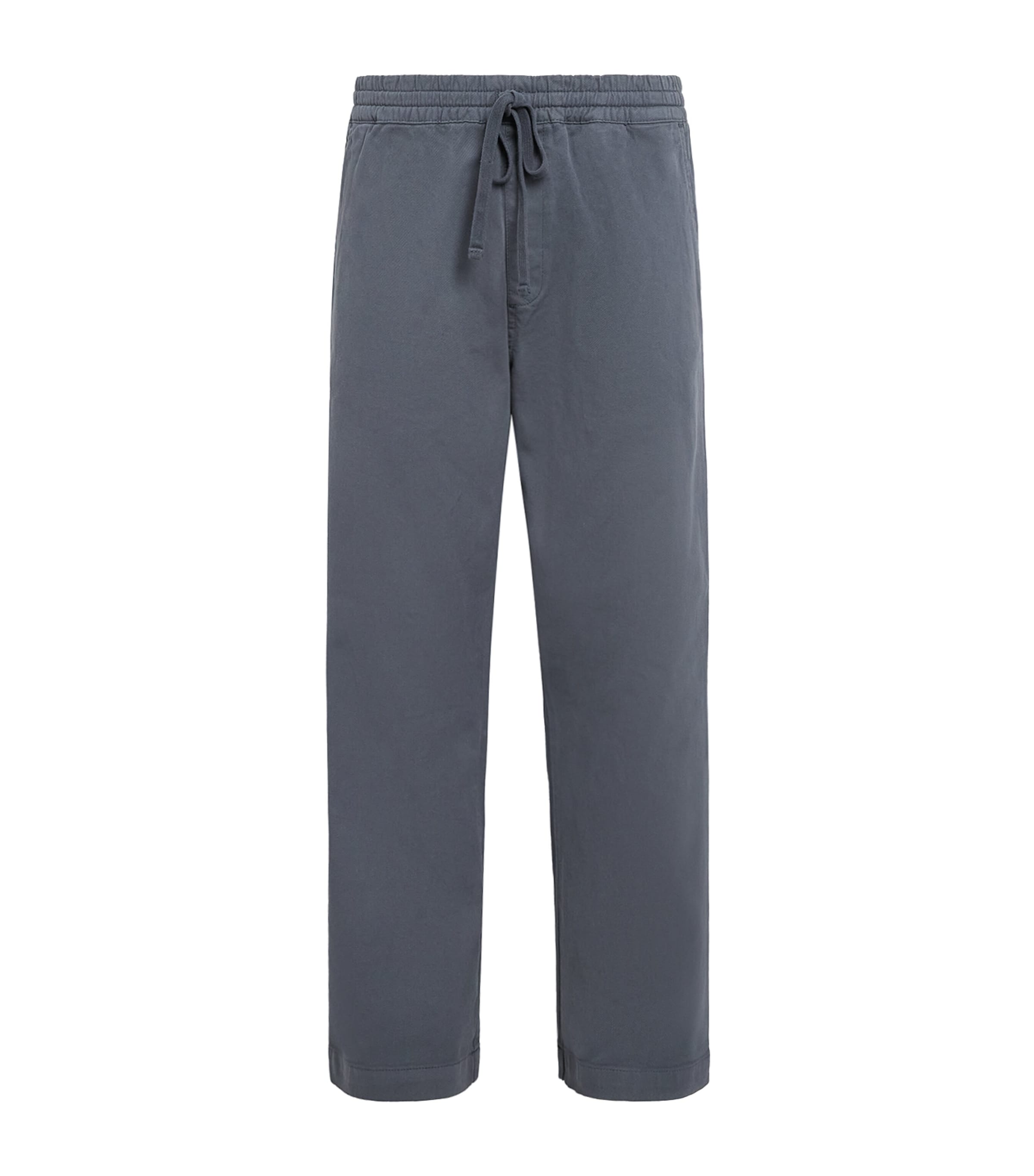 Carhartt WIP Mens Stretch-Cotton Drawstring Floyde Trousers Styx