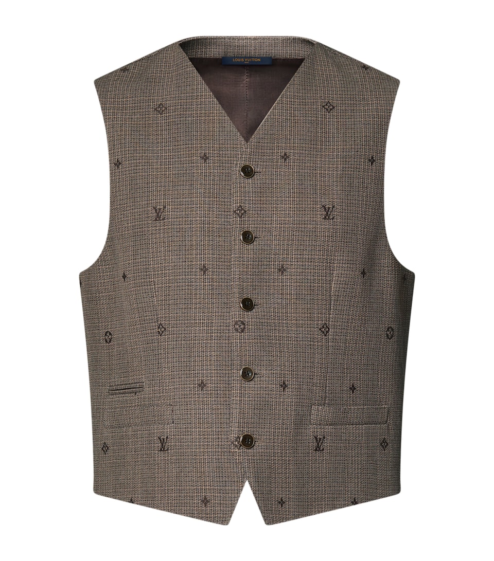 Wool Monogram Waistcoat