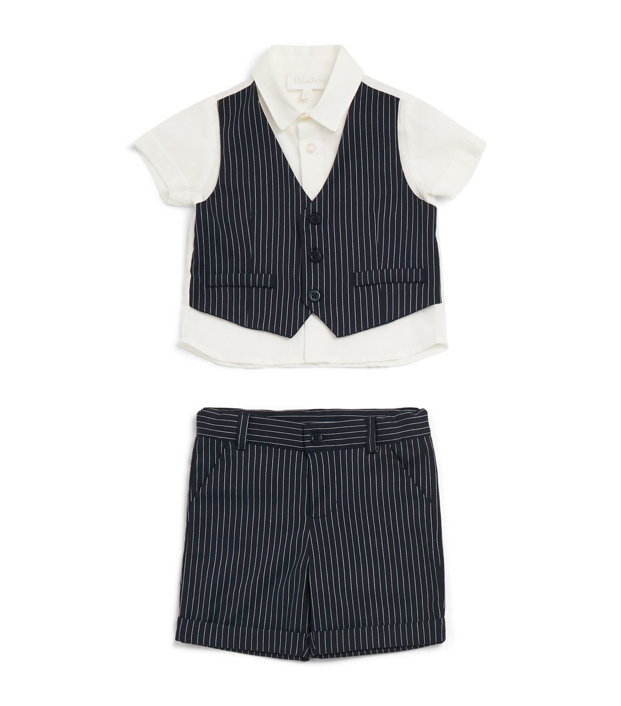 Stripe Waistcoat and Shorts Set (6 Months - 4 Years)