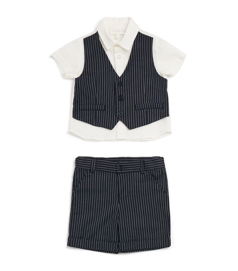 Stripe Waistcoat and Shorts Set (6 Months - 4 Years)