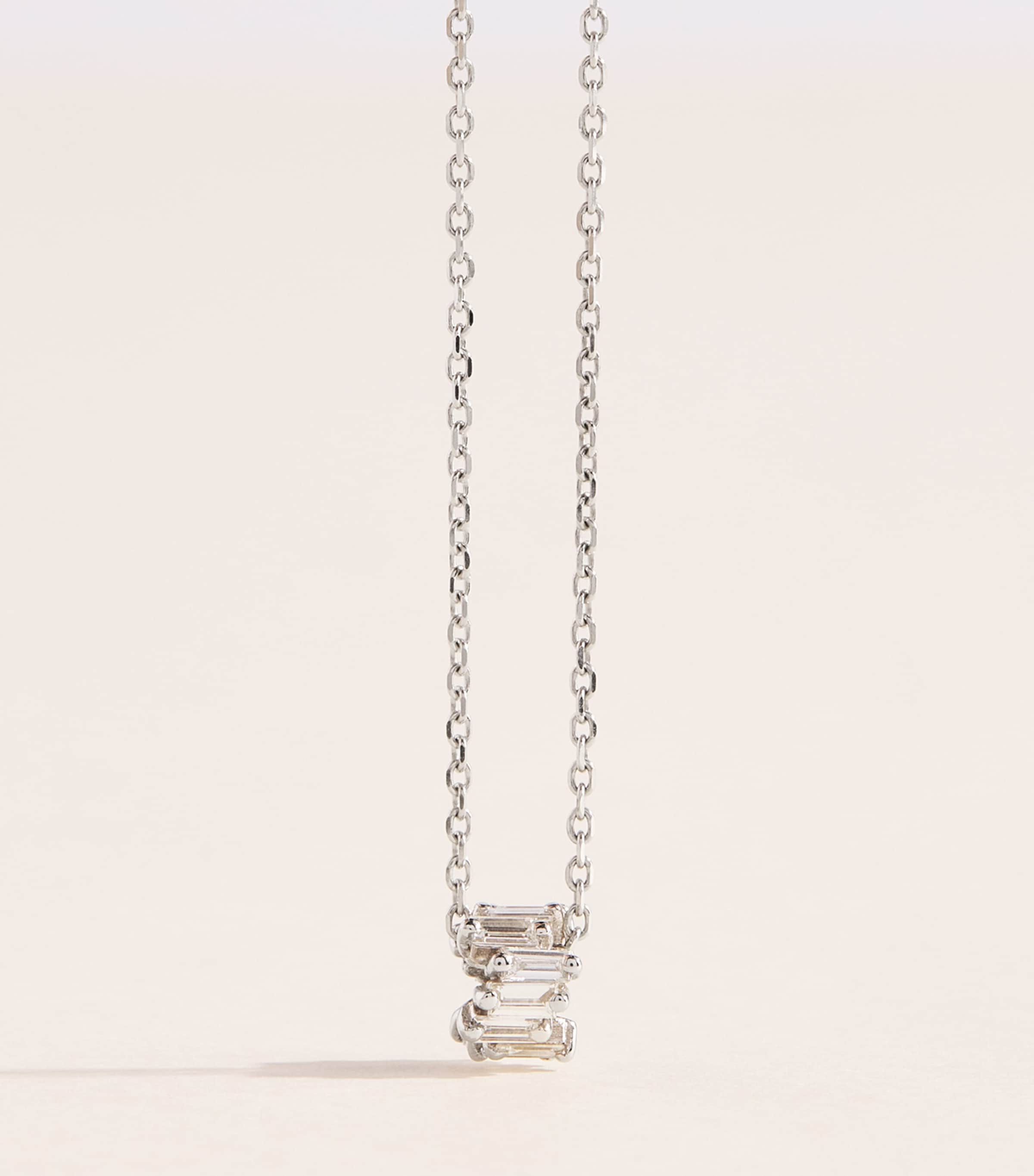 Suzanne Kalan White Gold and Diamond Infinite Pendant Necklace Wg/wd