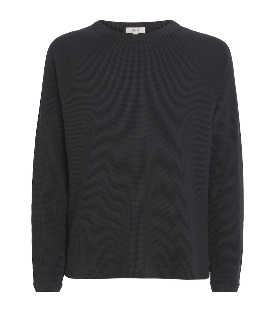 Cotton-Blend Payson Waffle T-Shirt