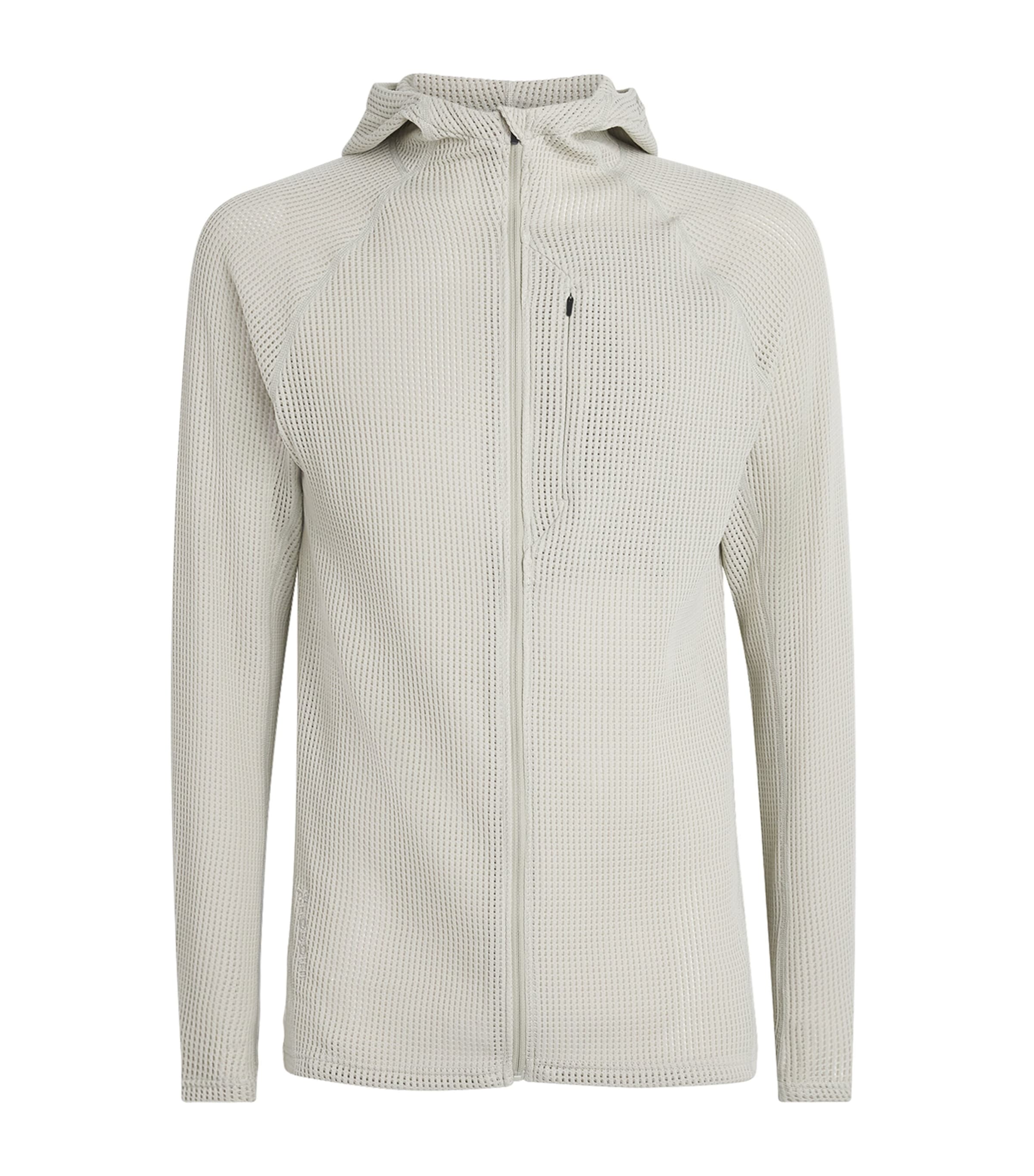Houdini Mens Pace Flow Hoodie Greenish Grey