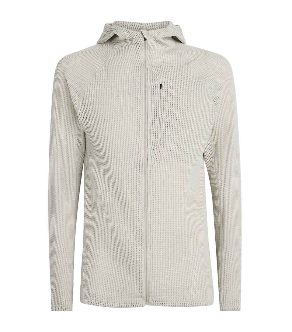 Houdini Mens Pace Flow Hoodie Greenish Grey