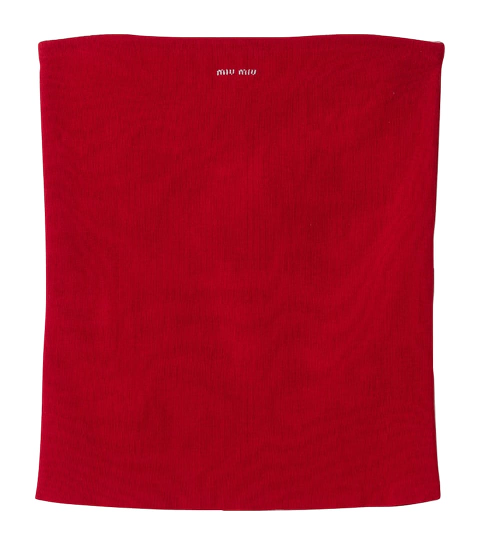 Cotton Logo Tube Top