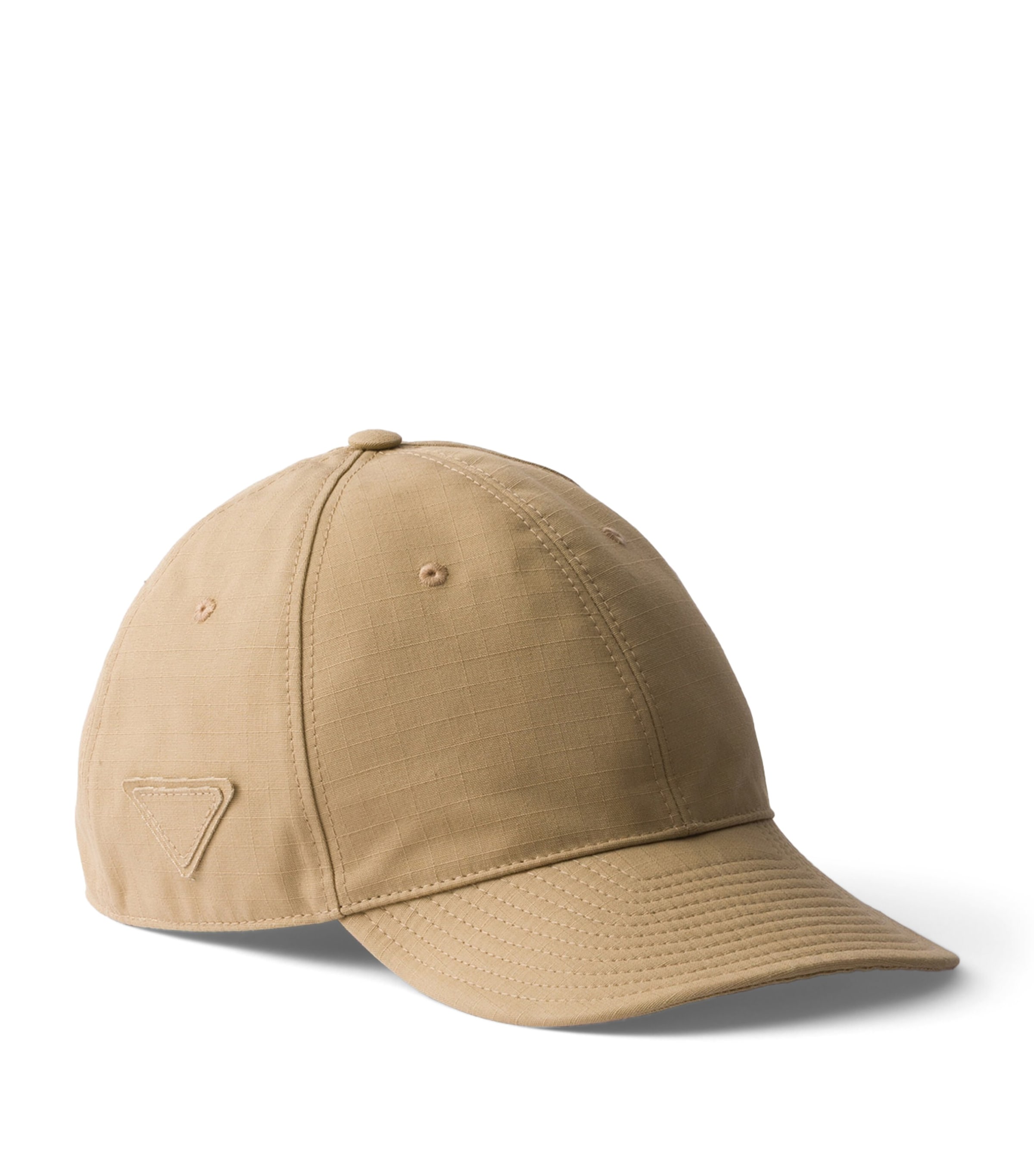 Prada Cotton Ripstop Baseball Cap Neutral
