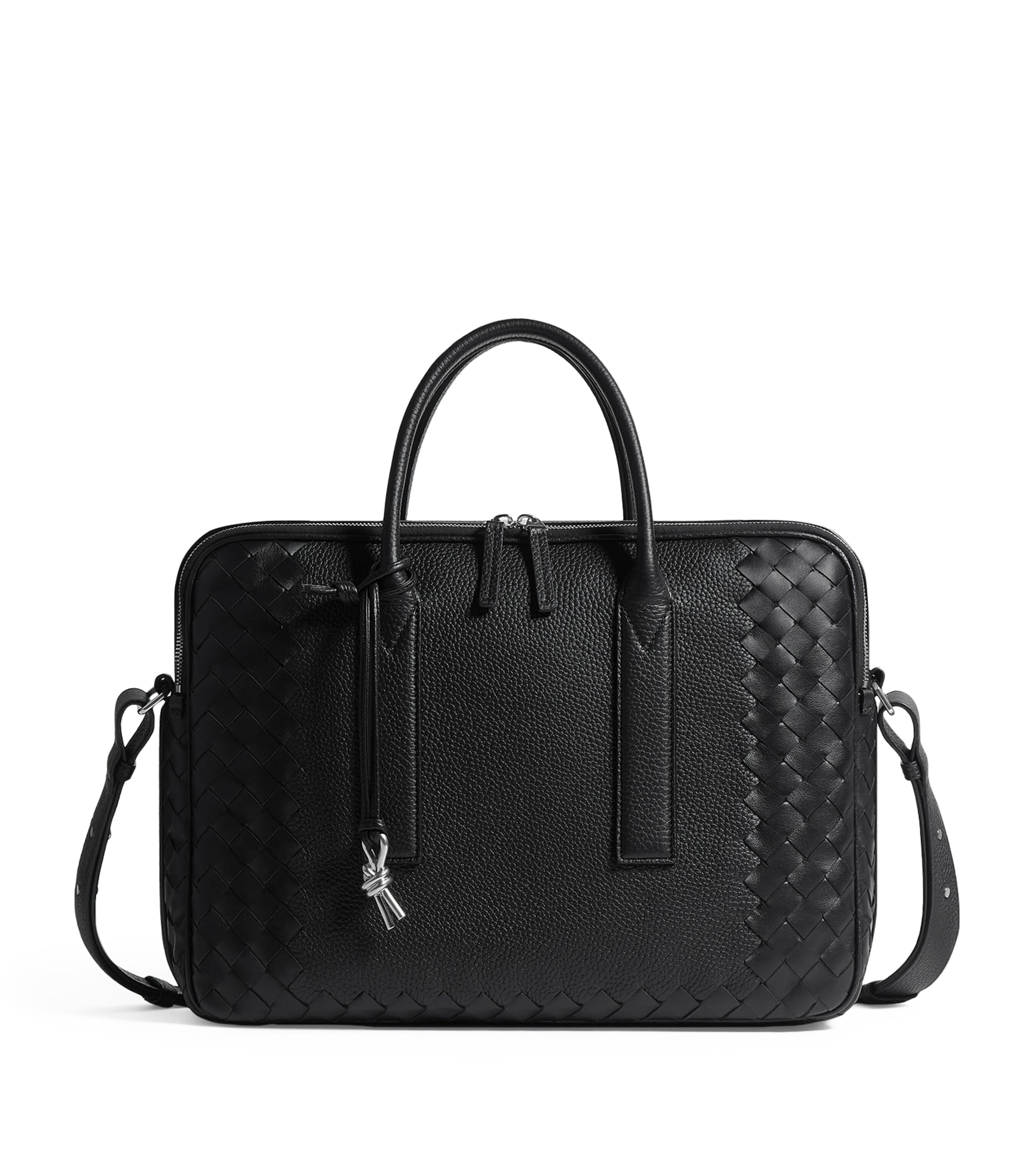 Bottega Veneta Leather Getaway Briefcase