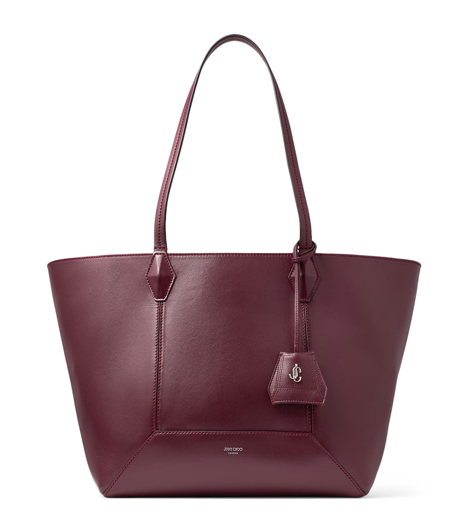 Diamond Medium Leather Tote Bag