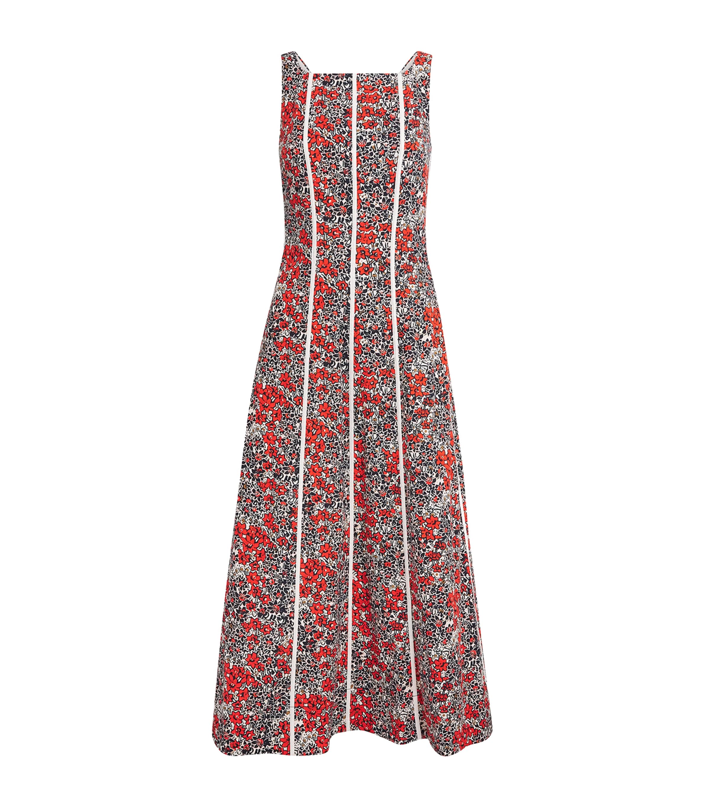 ME+EM Womens Floral Maxi Dress Orange/multi