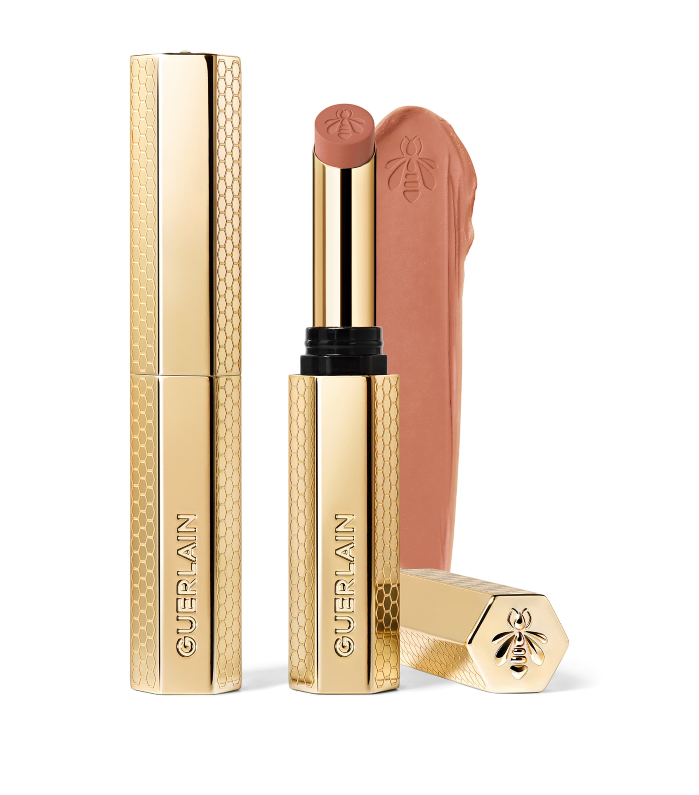 Guerlain KissKiss Honey-Infused Intense Lipstick Radiant Jasmine
