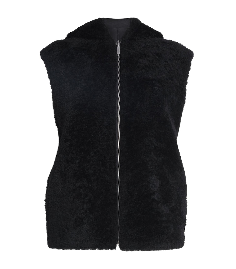 Shearling Hooded Gilet