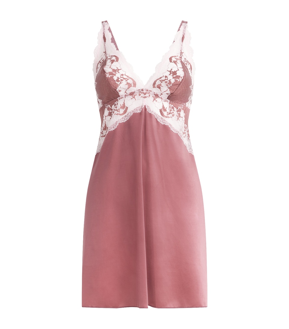 Wacoal Womens Modern Affair Chemise Brwn/crdl Pnk