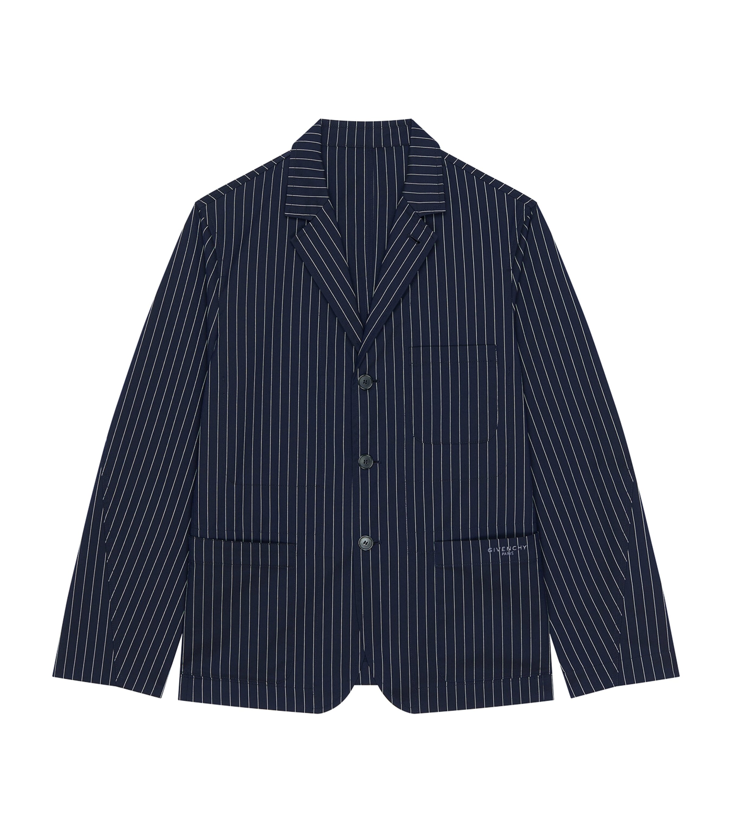 Givenchy Mens Stripe Deconstructed Blazer