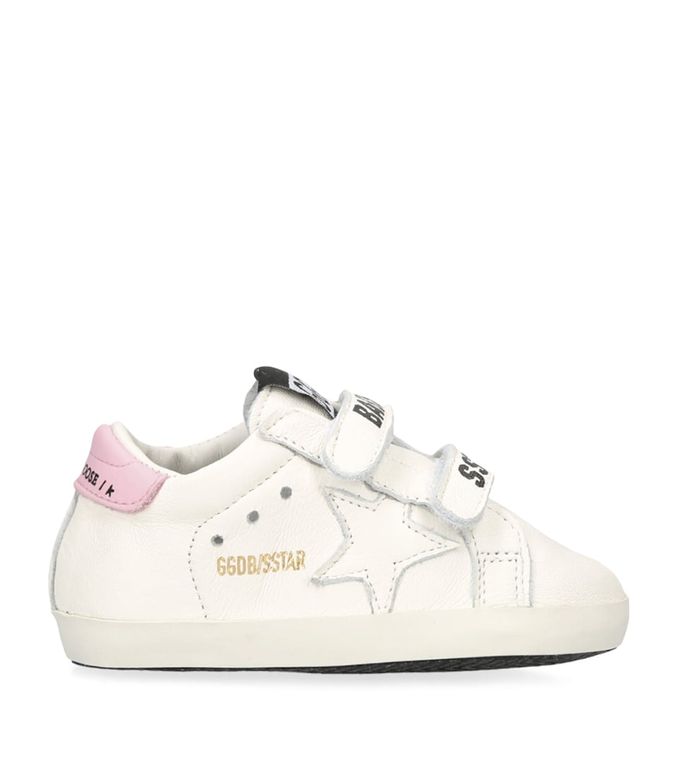Leather Baby School Sneakers