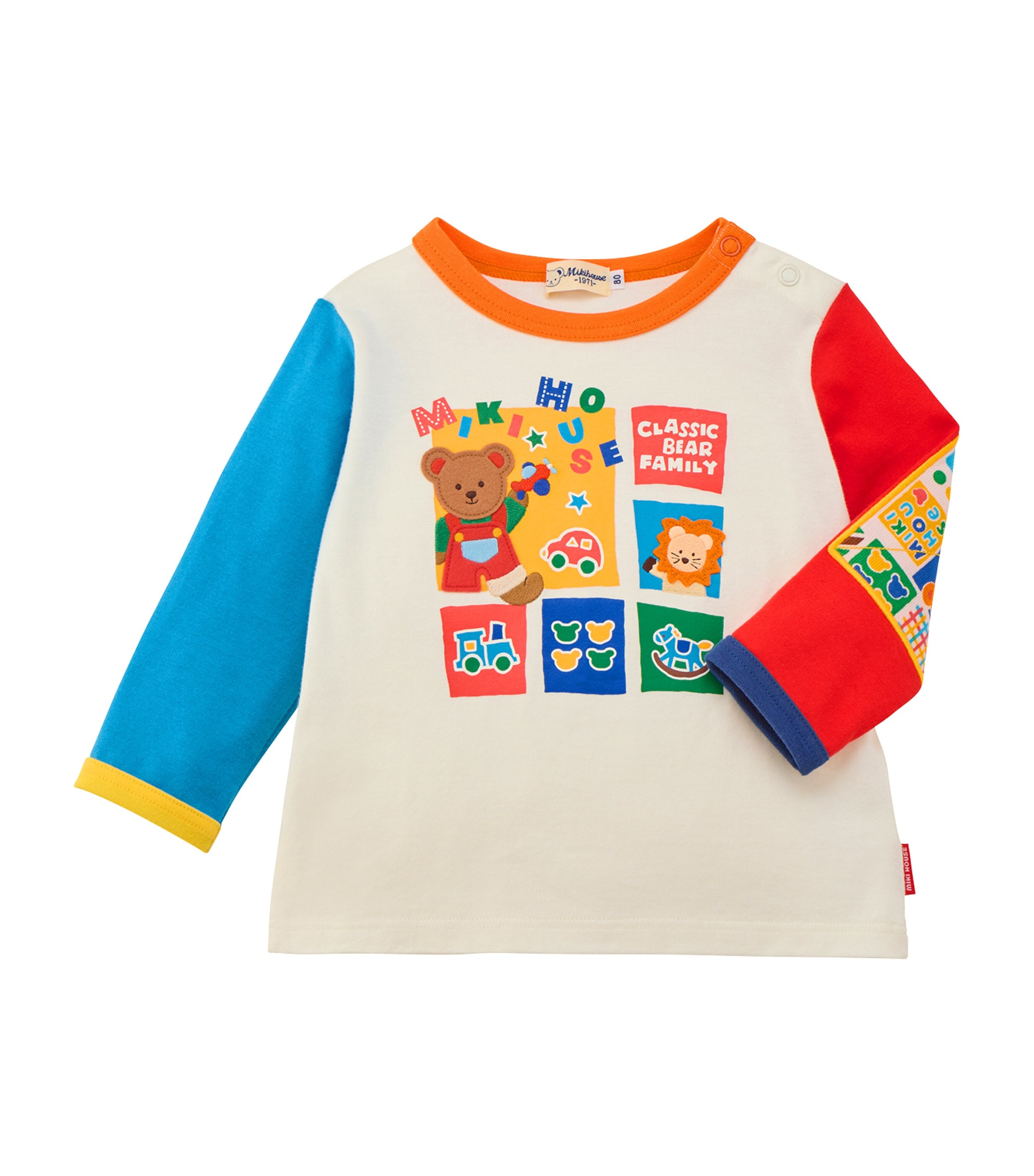 Miki House Cotton Appliqué Graphic T-Shirt (12 Months-5 Years)