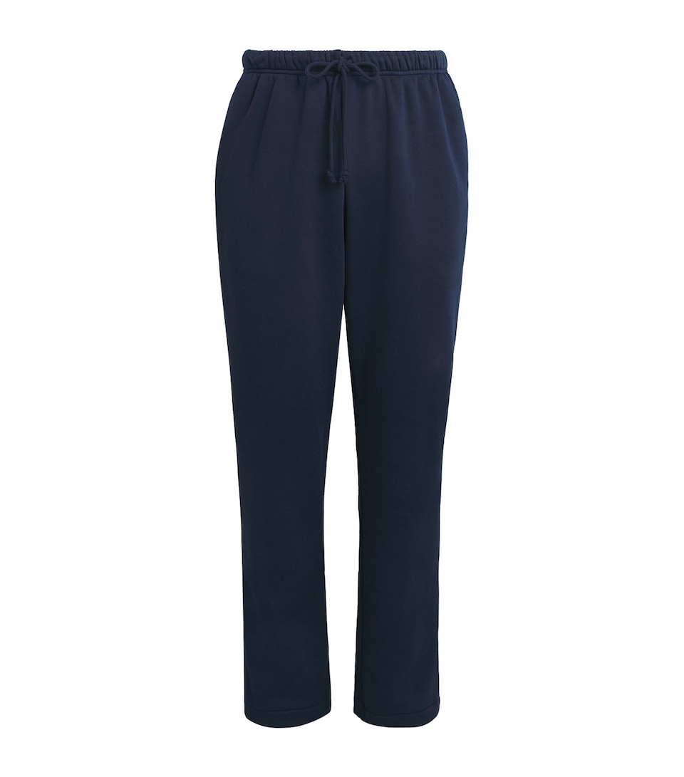 Skims Mens Fleece Lounge Classic Straight Sweatpants Navy