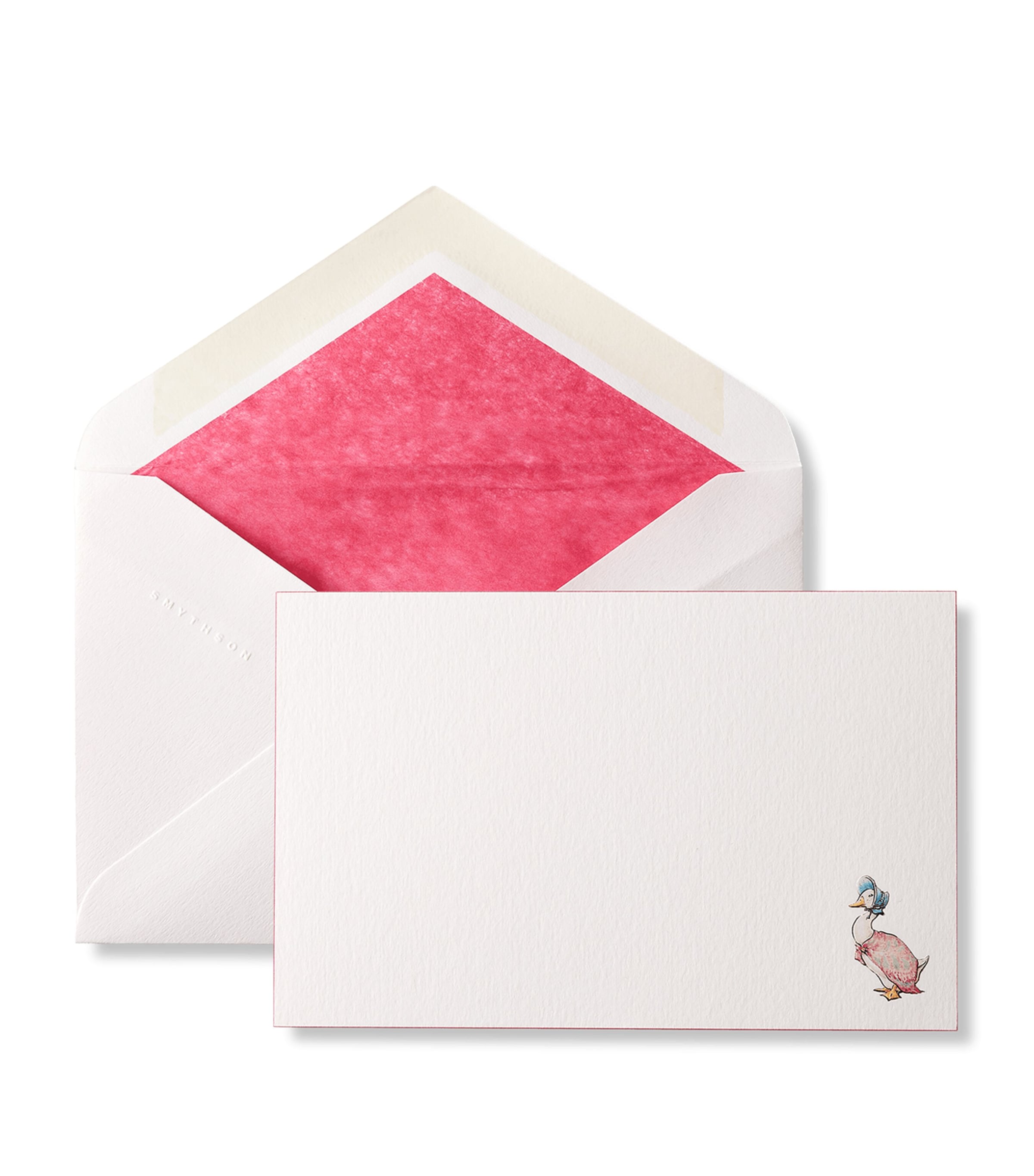 Smythson x Peter Rabbit Correspondence Cards (Set of 10) White Wove