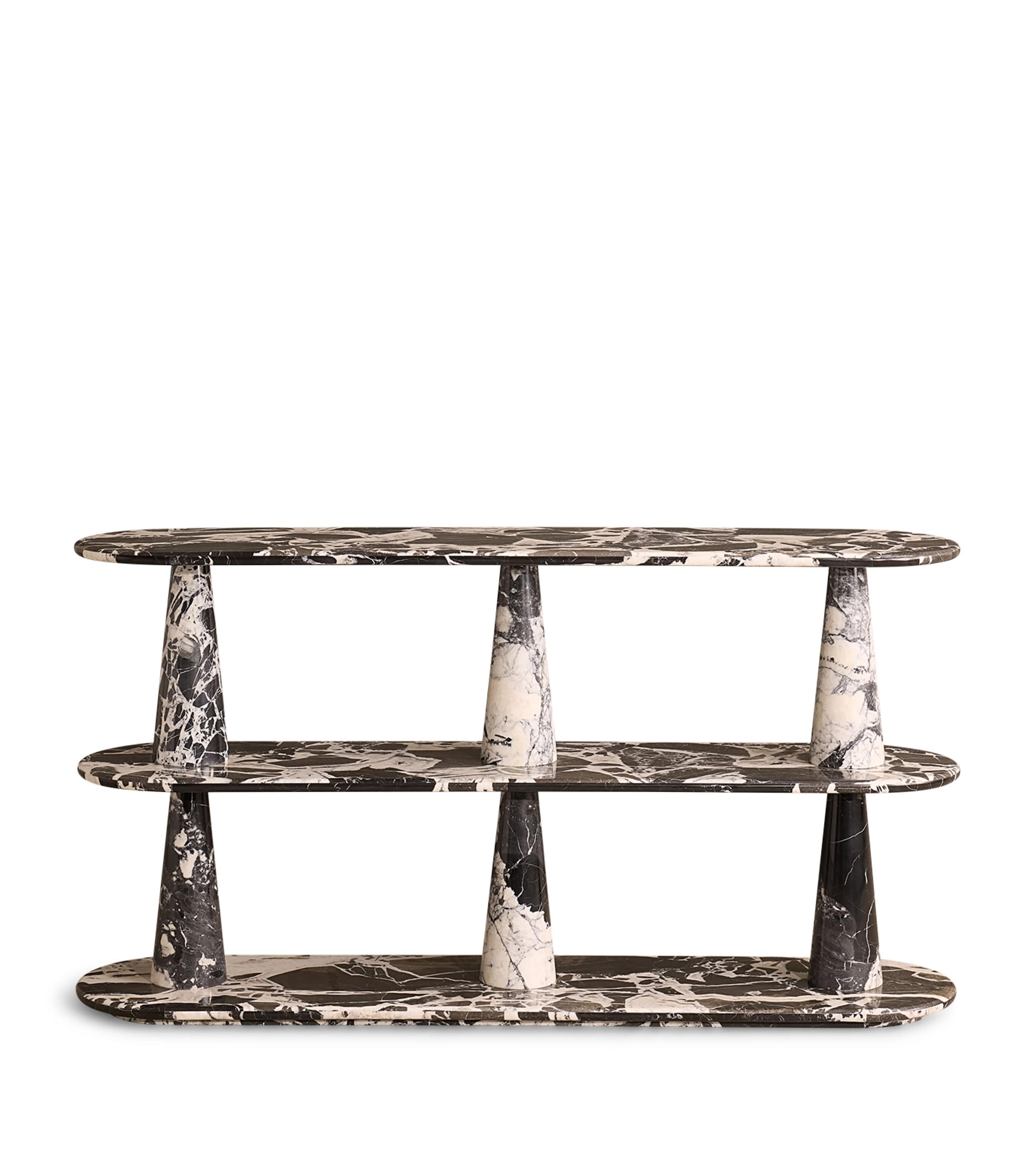 Soho Home Marble Maven Shelving Unit Black