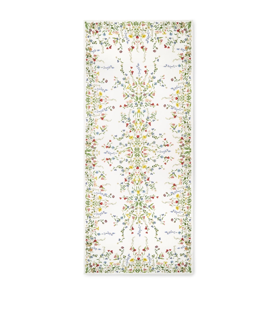 Linen Botanical Wildflower Tablecloth (165cm x 380cm)