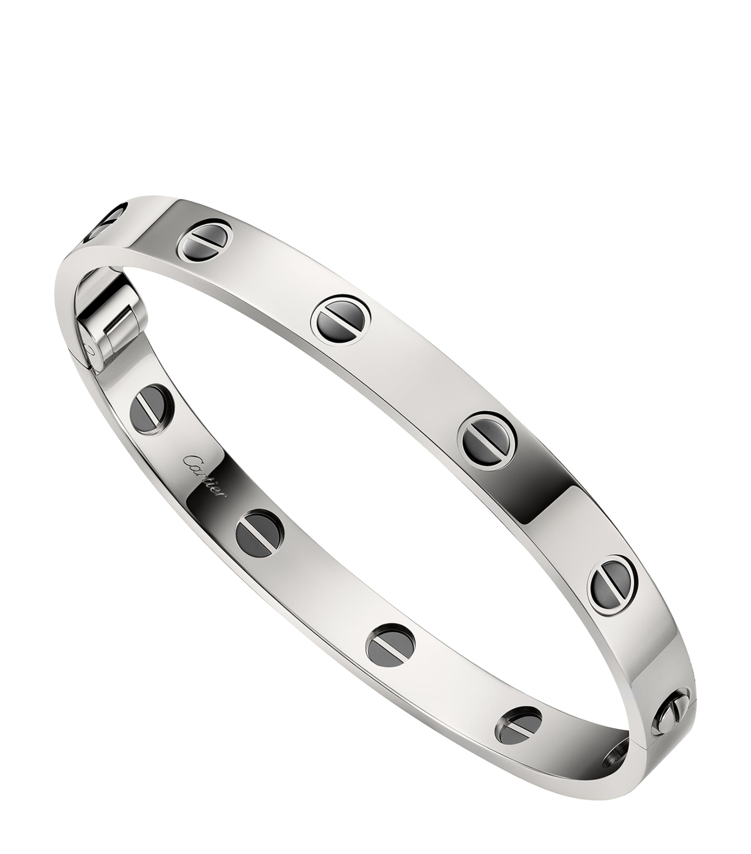 Cartier White Gold and Ceramic LOVE Bracelet White Gold