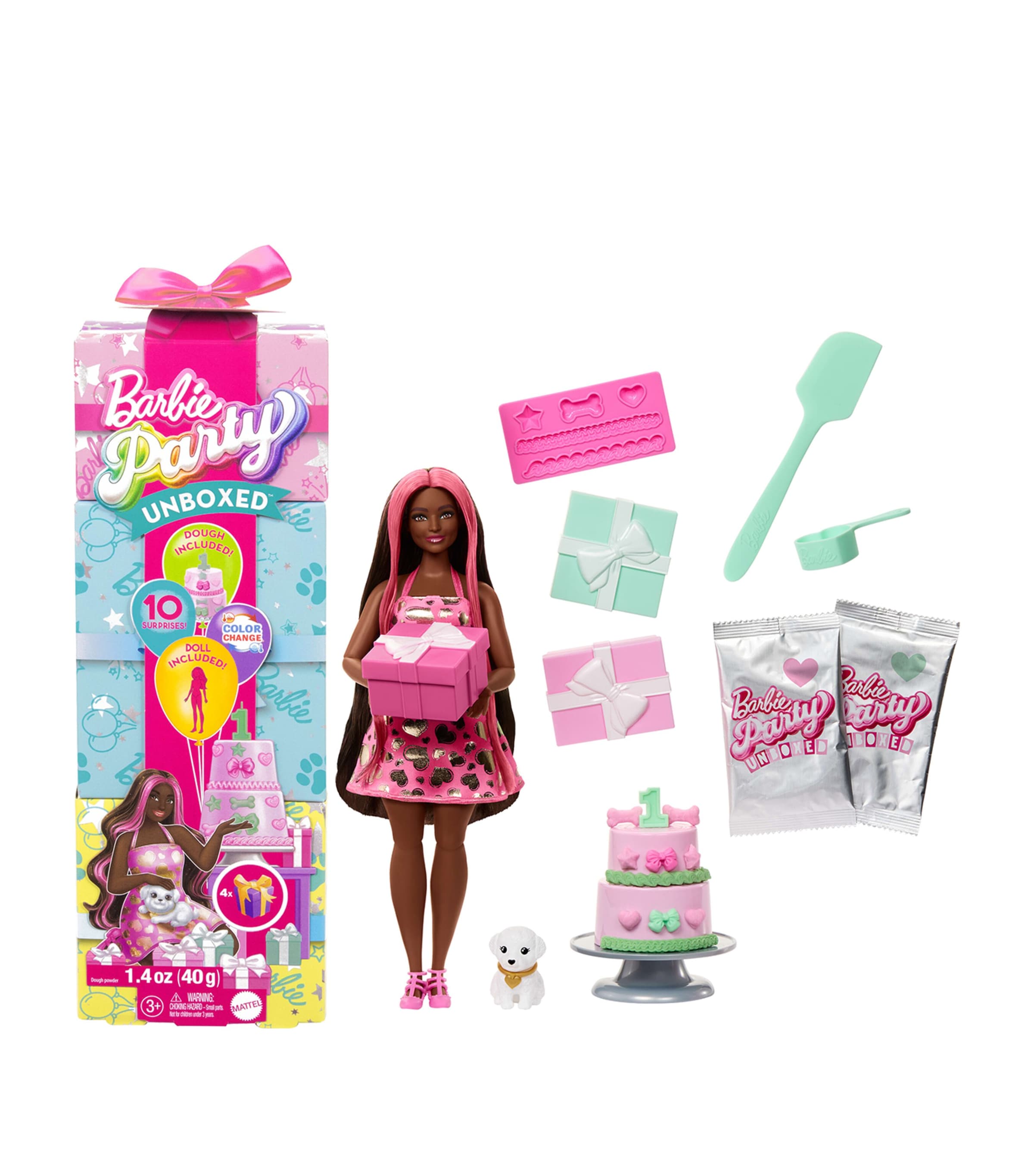 Party Unboxed Pet Birthday Doll and Accessories