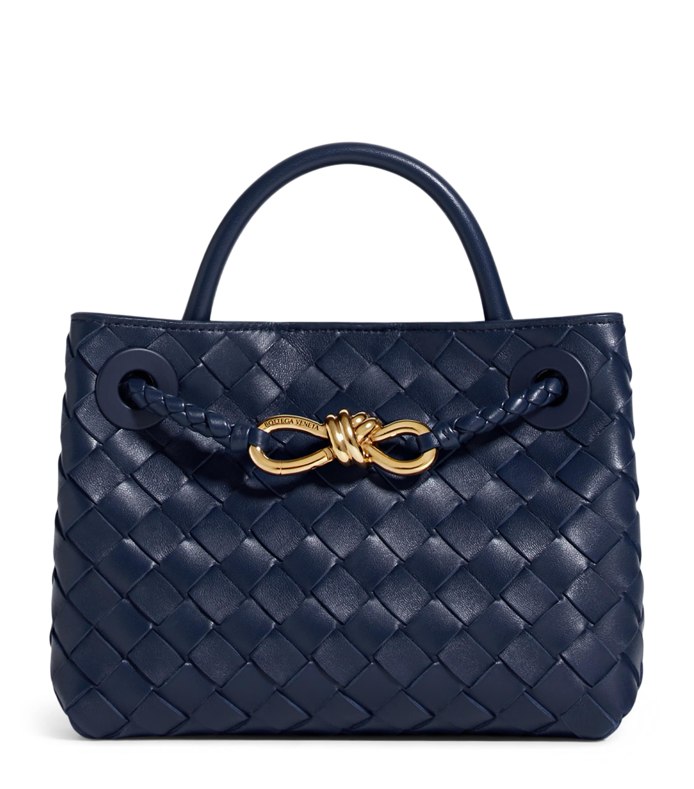 Bottega Veneta Mini Leather Andiamo Top-Handle Bag