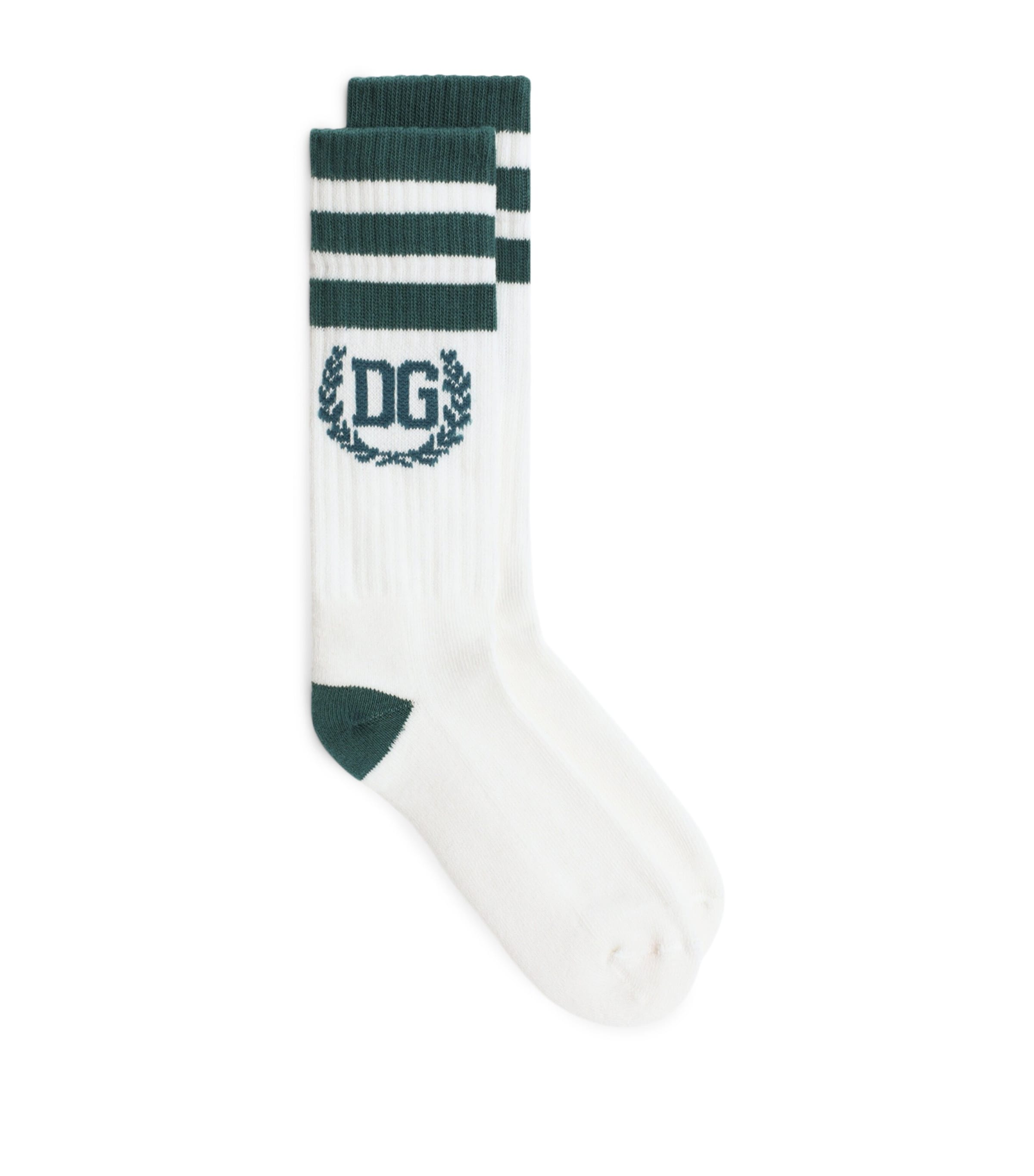 Cotton-Blend Logo Socks