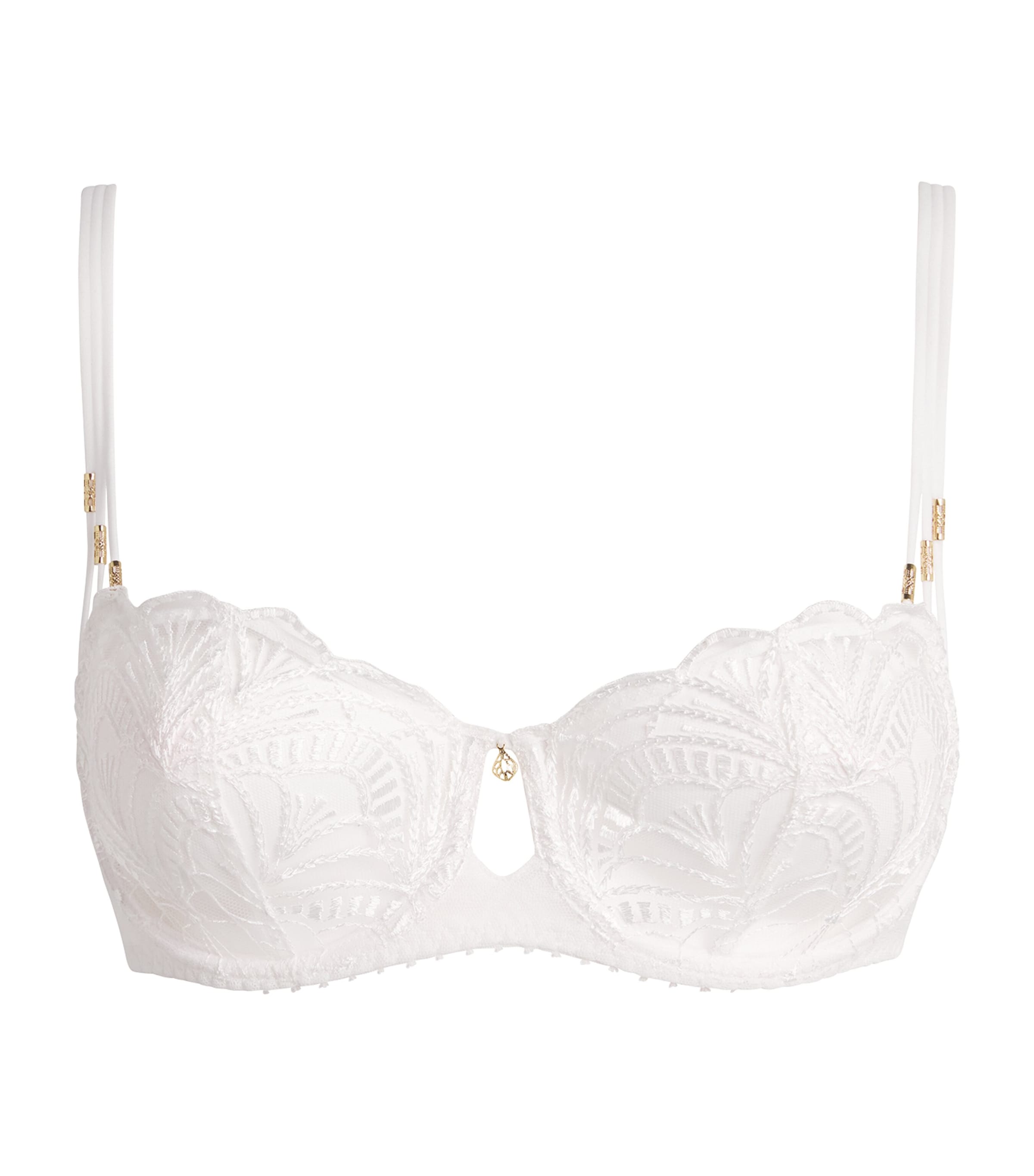 Aubade Womens Vibes Half-Cup Bra Pearl