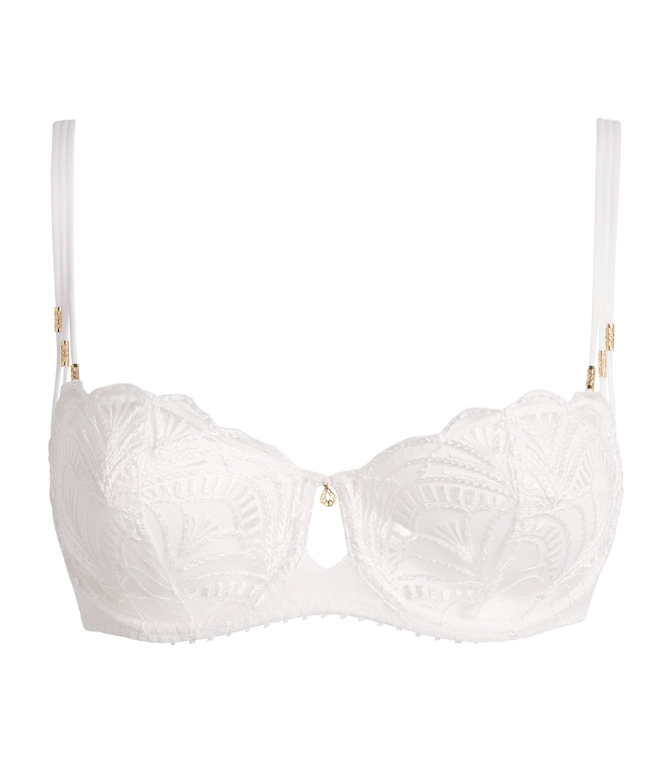 Aubade Womens Vibes Half-Cup Bra Pearl