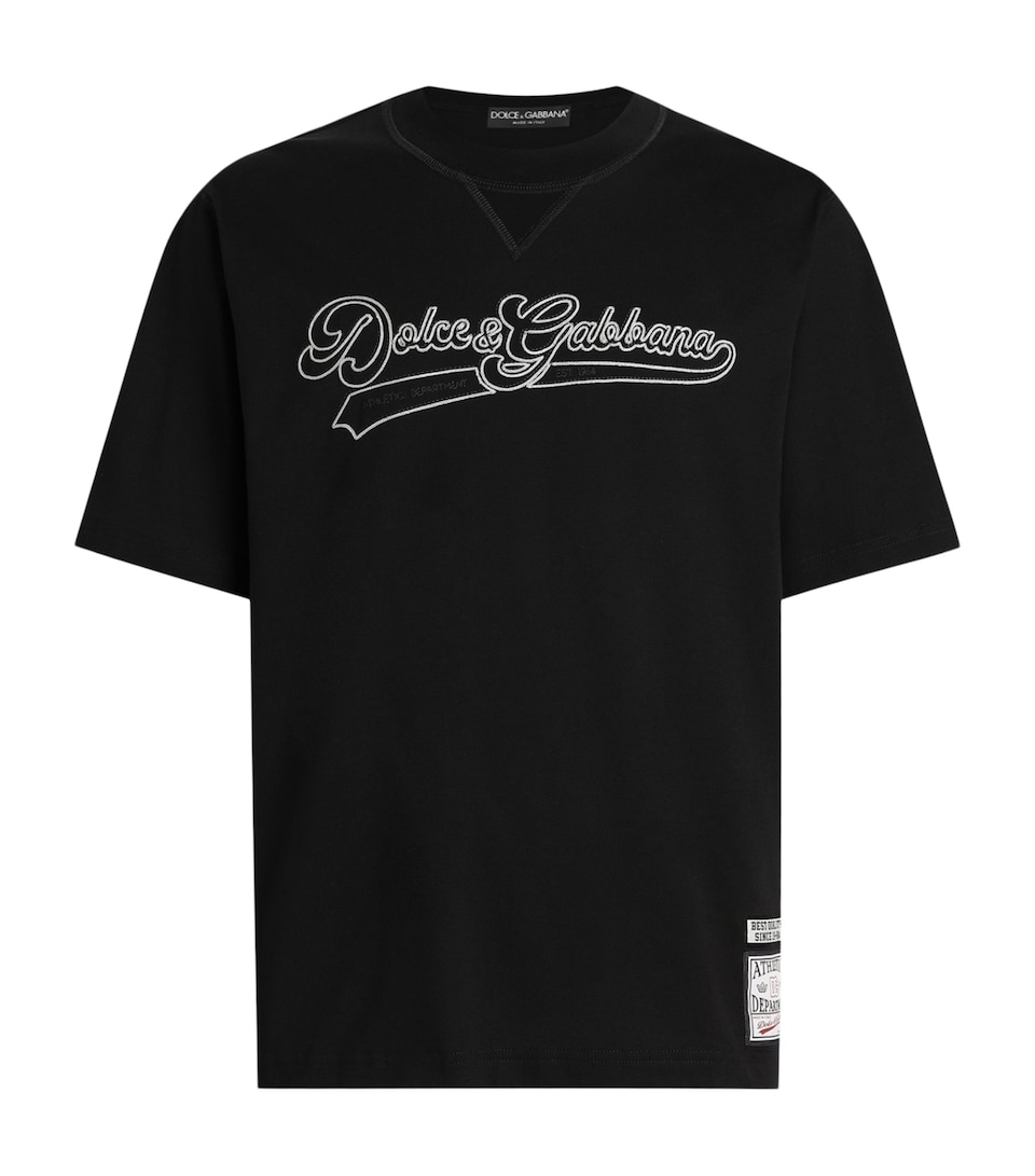 Cotton Embroidered Logo T-Shirt