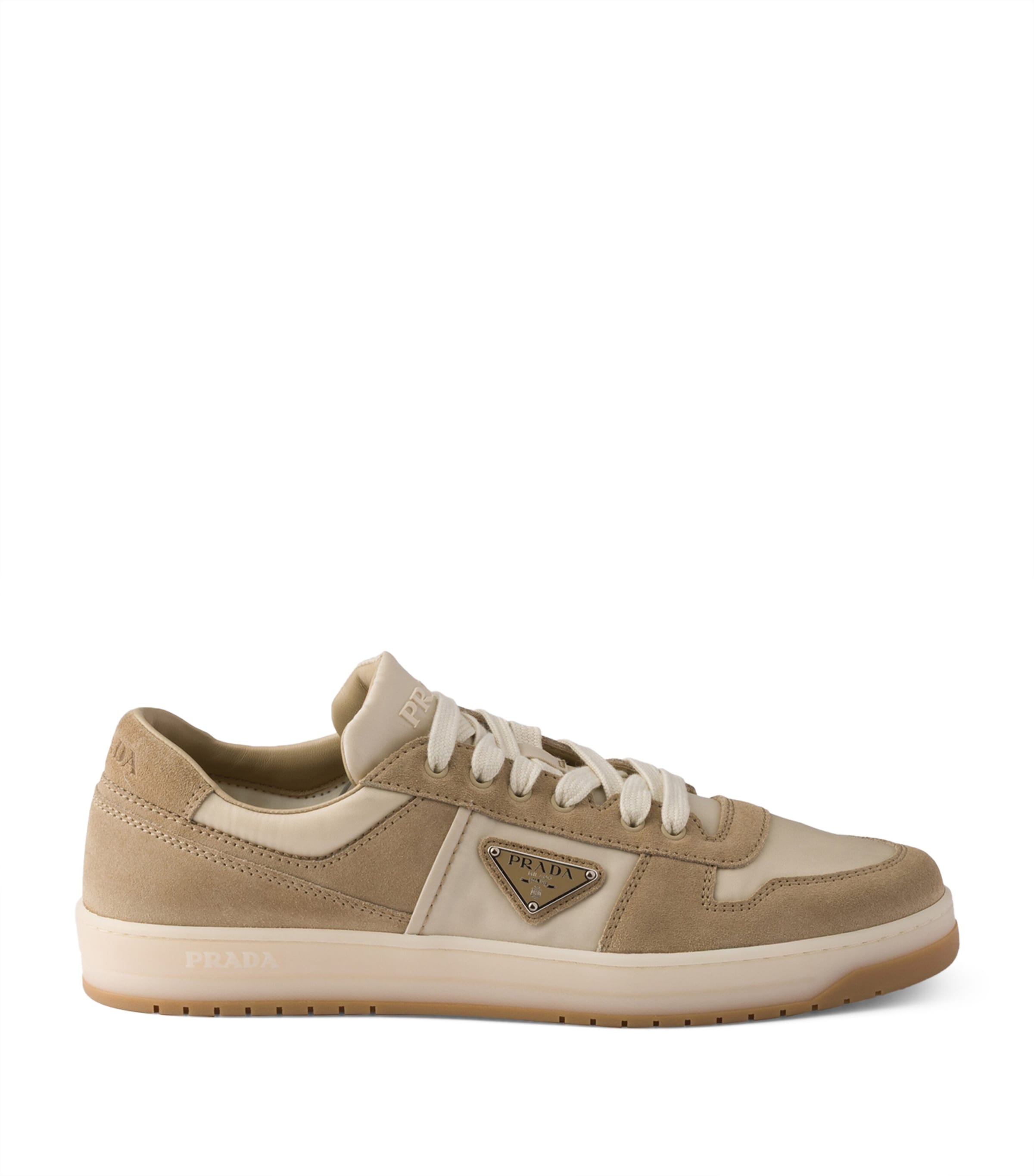 Prada Suede and Re-Nylon Downtown Sneakers