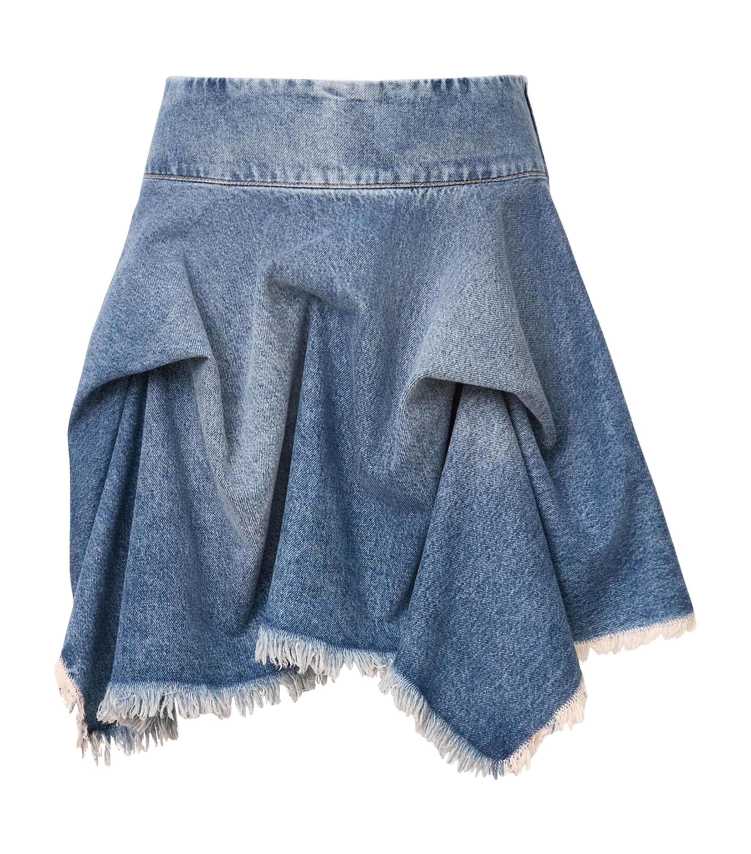AllSaints Womens Crissy Denim Mini Skirt Vintage Indigo