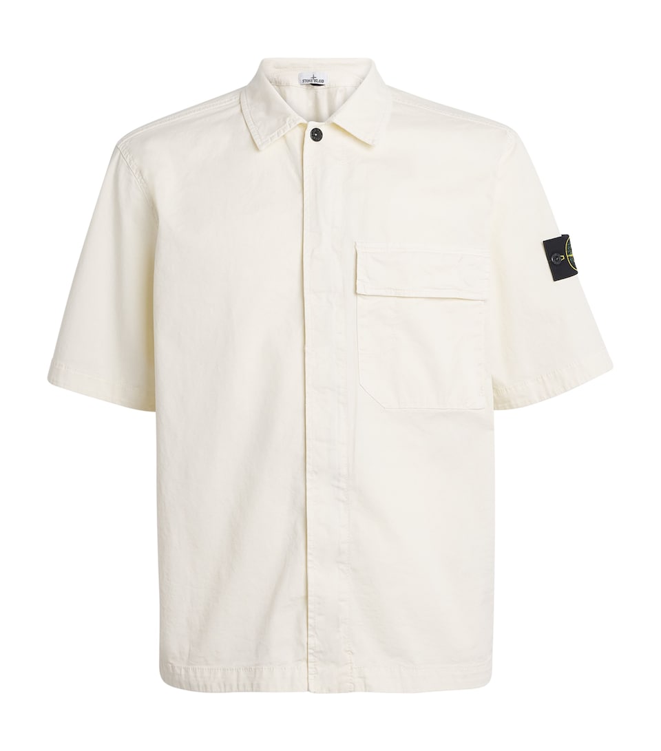 Stretch-Cotton Twill Shirt