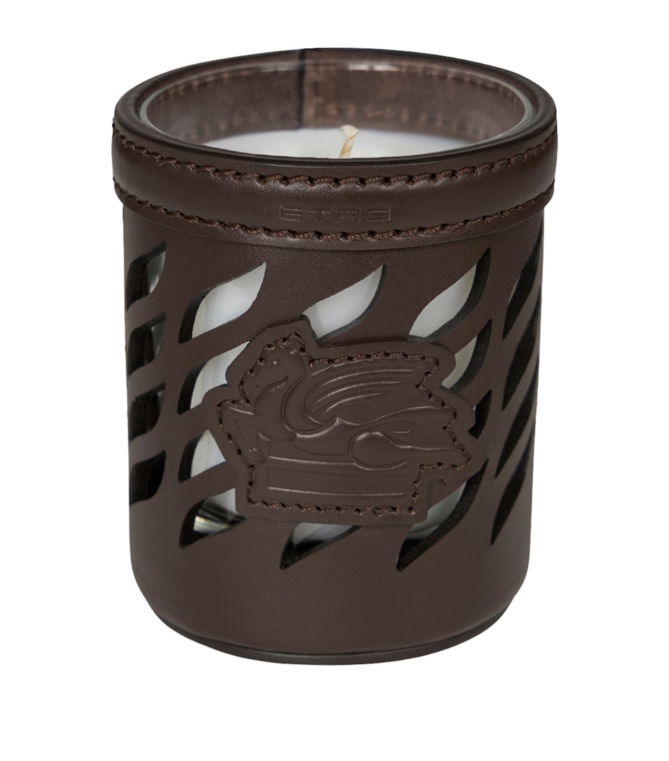 Etro Leather Drill Candle Drk Brwn