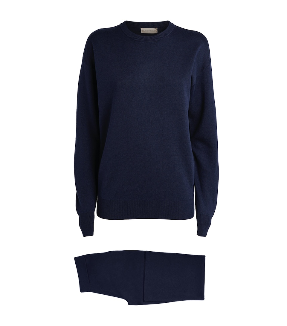 Silk-Blend Carmel Tracksuit