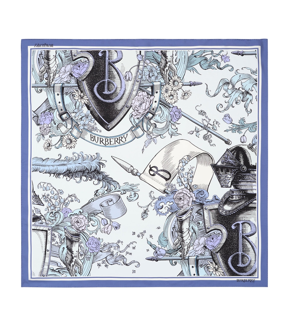 Silk Etched Knight Scarf