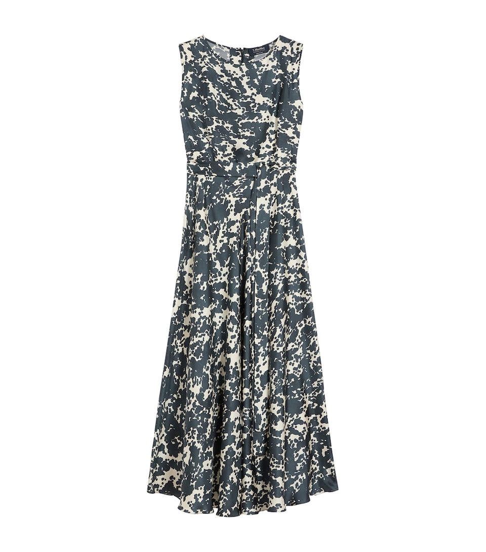 Silk Printed Martina Midi Dress