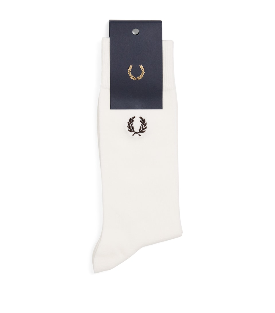 Cotton-Blend Logo Socks