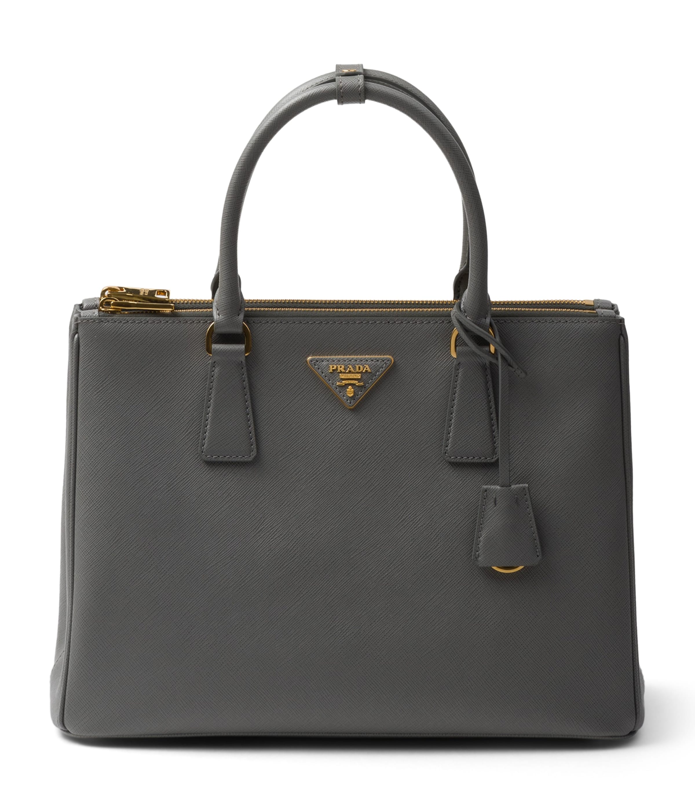 Large Saffiano Leather Galleria Top-Handle Bag