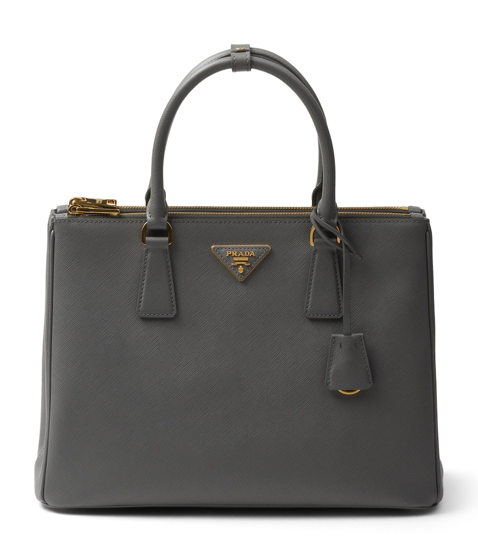 Large Saffiano Leather Galleria Top-Handle Bag