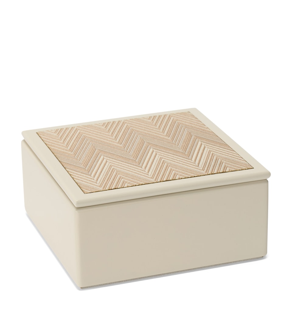 Missoni Home Wooden Brest Box Beige/white