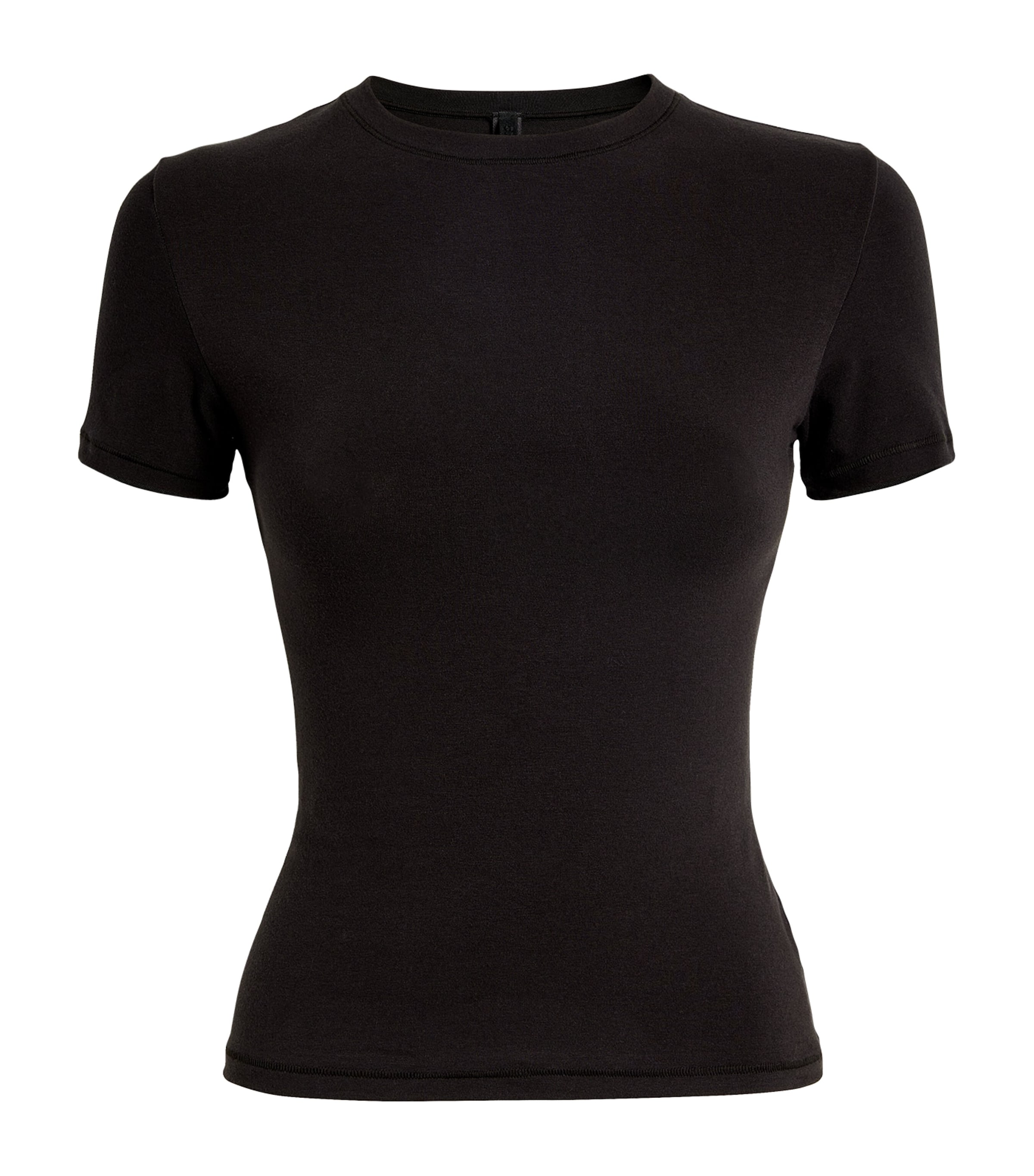 SKIMS 半袖Tシャツ黒 Skims Fits Everybody T-Shirt Bodysuit | Harrods UK