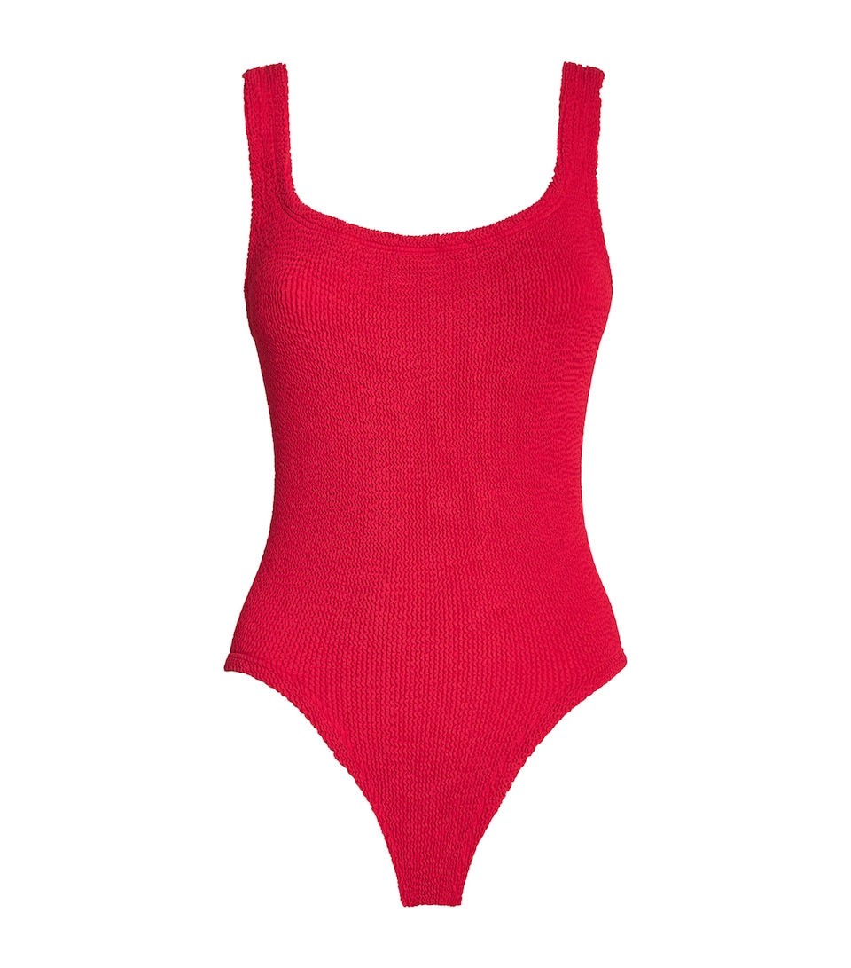 Square-Neck Swimsuit