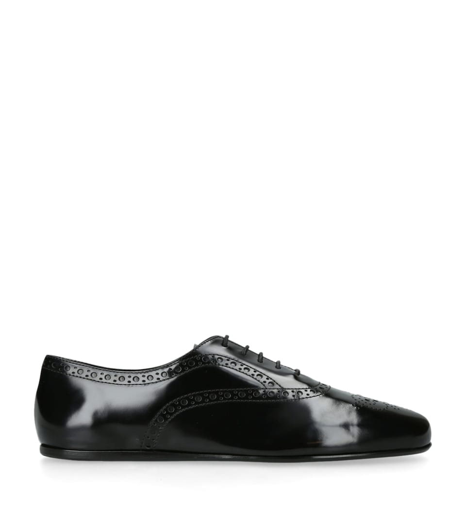 Leather Rebecca Lace-Up Derby Shoes
