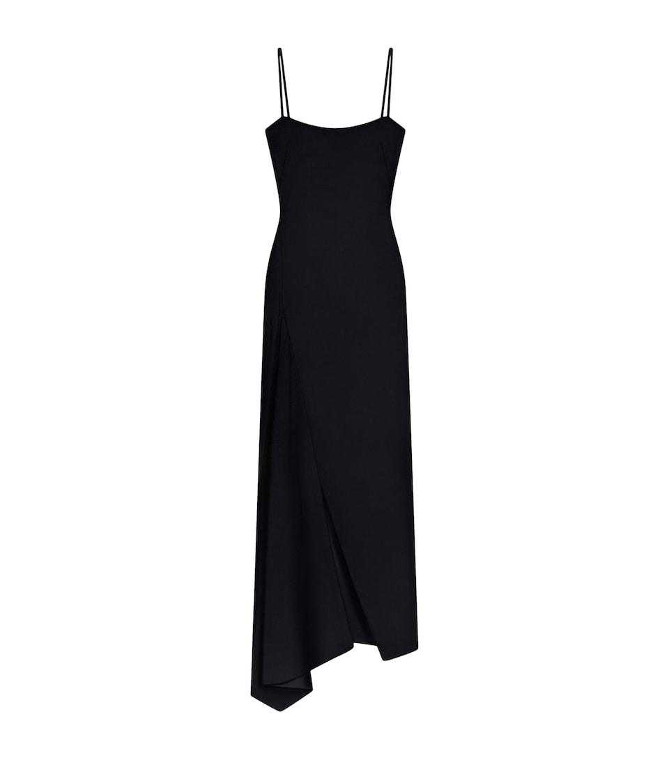Givenchy Womens Square-Neck Maxi Dress