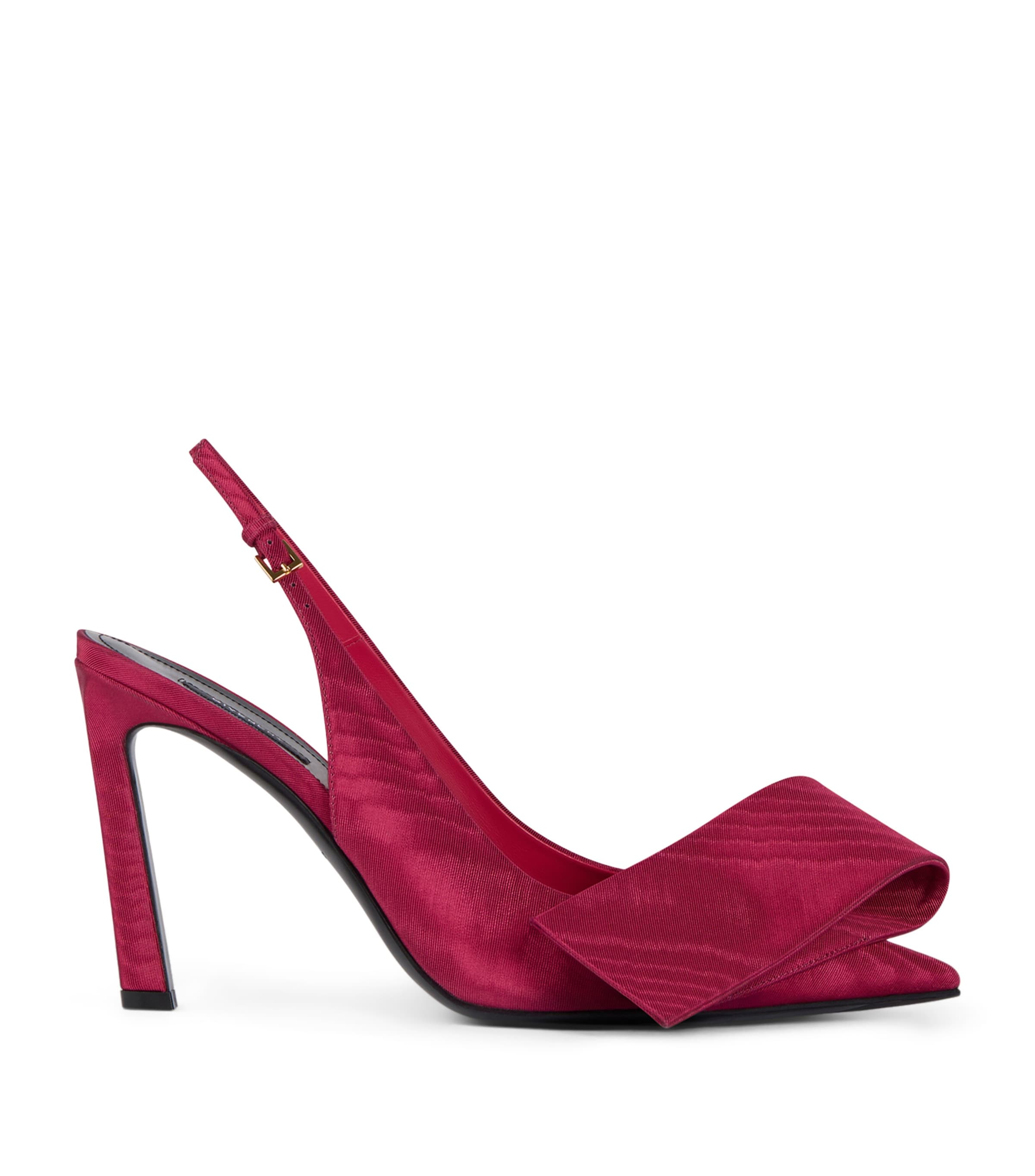 Givenchy Moiré Twisted Ribbon Slingback Sandals 95