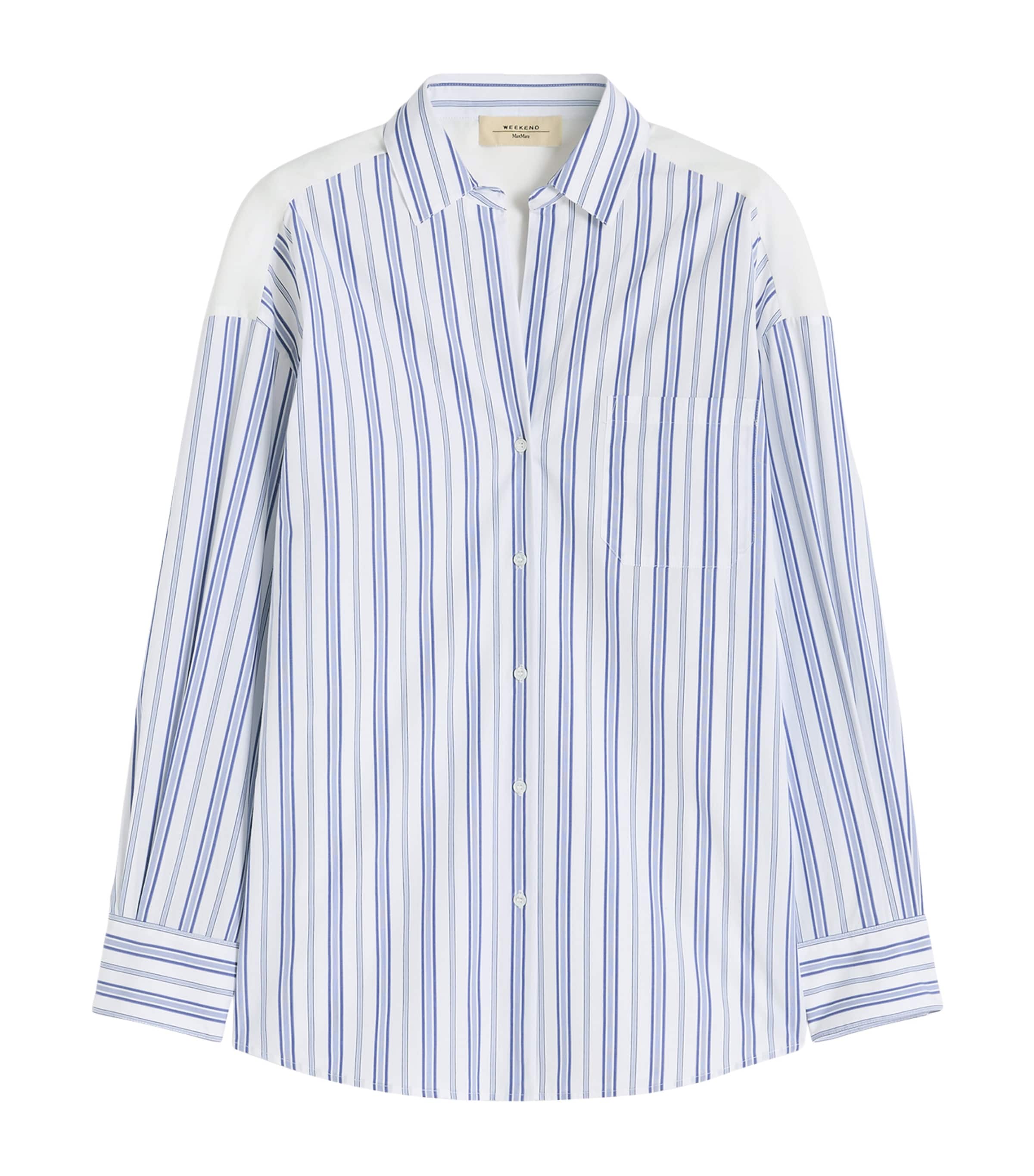 Cotton Poplin Embroidered Shirt