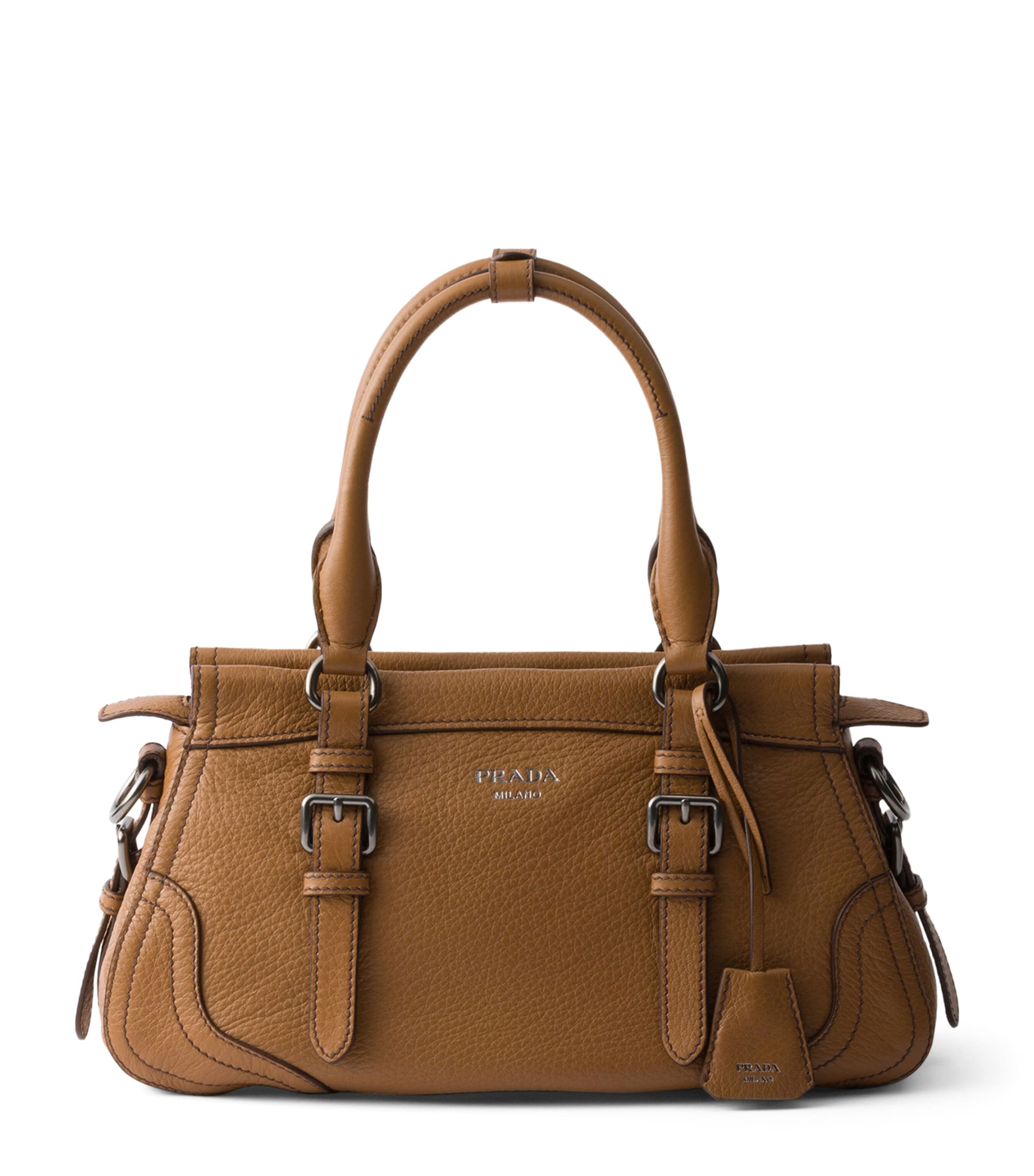 Large Leather Top-Handle Bag