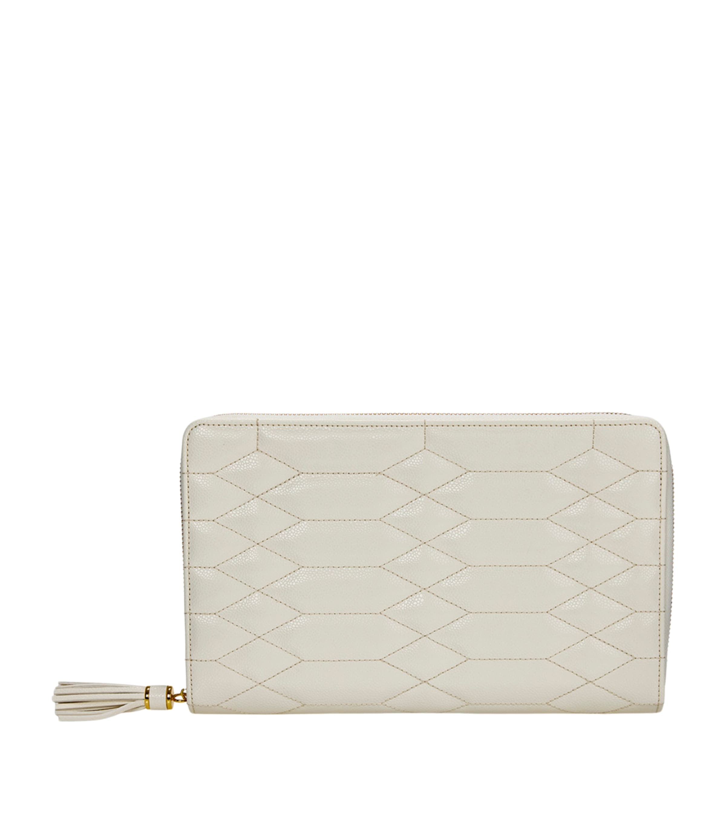 WOLF Large Lauren Portfolio Jewellery Case Ivory
