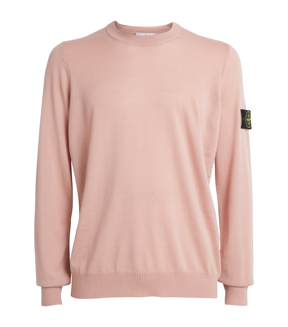 Stone Island Mens Wool Compass Sweater